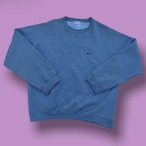 Vintage Y2k 90's Nike crewneck Mens M Grey